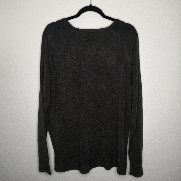 Sweet Romeo Modern Girl Crew Neck Raglan Sweater Classic Preppy Lagen Cottage - Picture 4 of 7